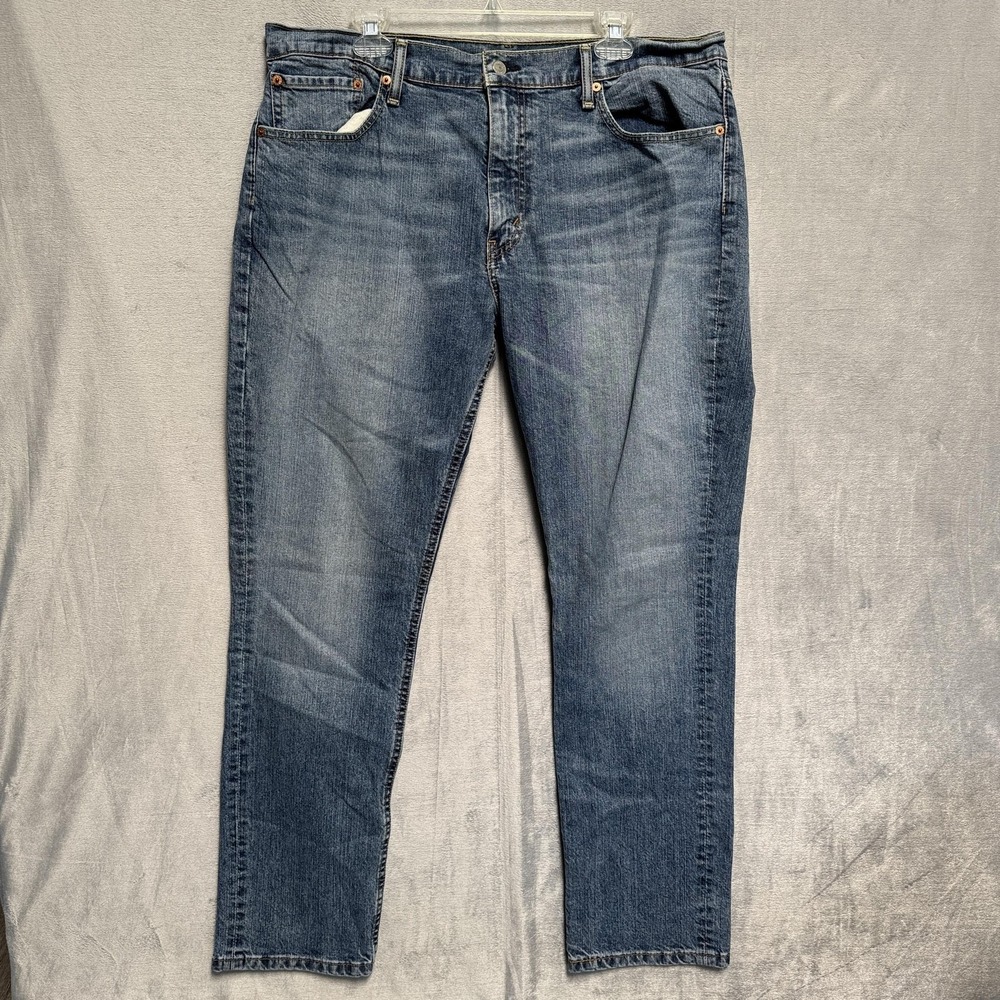 Levis 511 Jeans Mens 38x32 Blue Medium Wash Slim Tapered Denim Cotton Fit